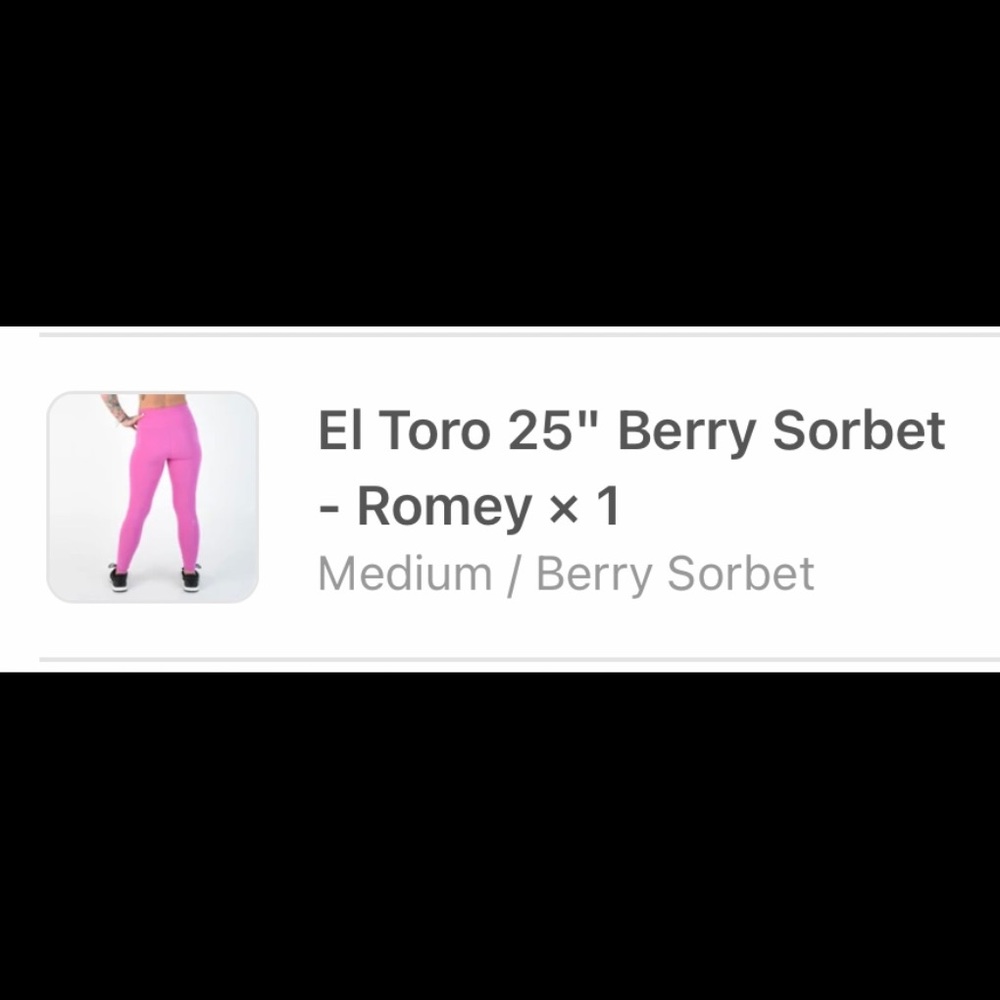Fleo leggings 25” “berry sorbet”